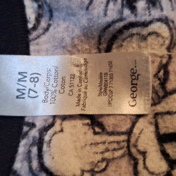 💥Buy2Get1Free💥Gray Long Pajama Top with Graphic Speech Bubble Design - Picture 2 of 2